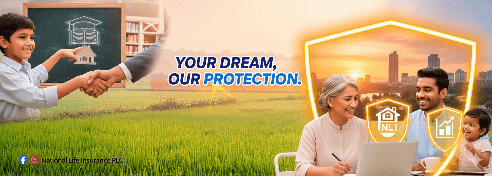 Visual representation of financial security and trust.