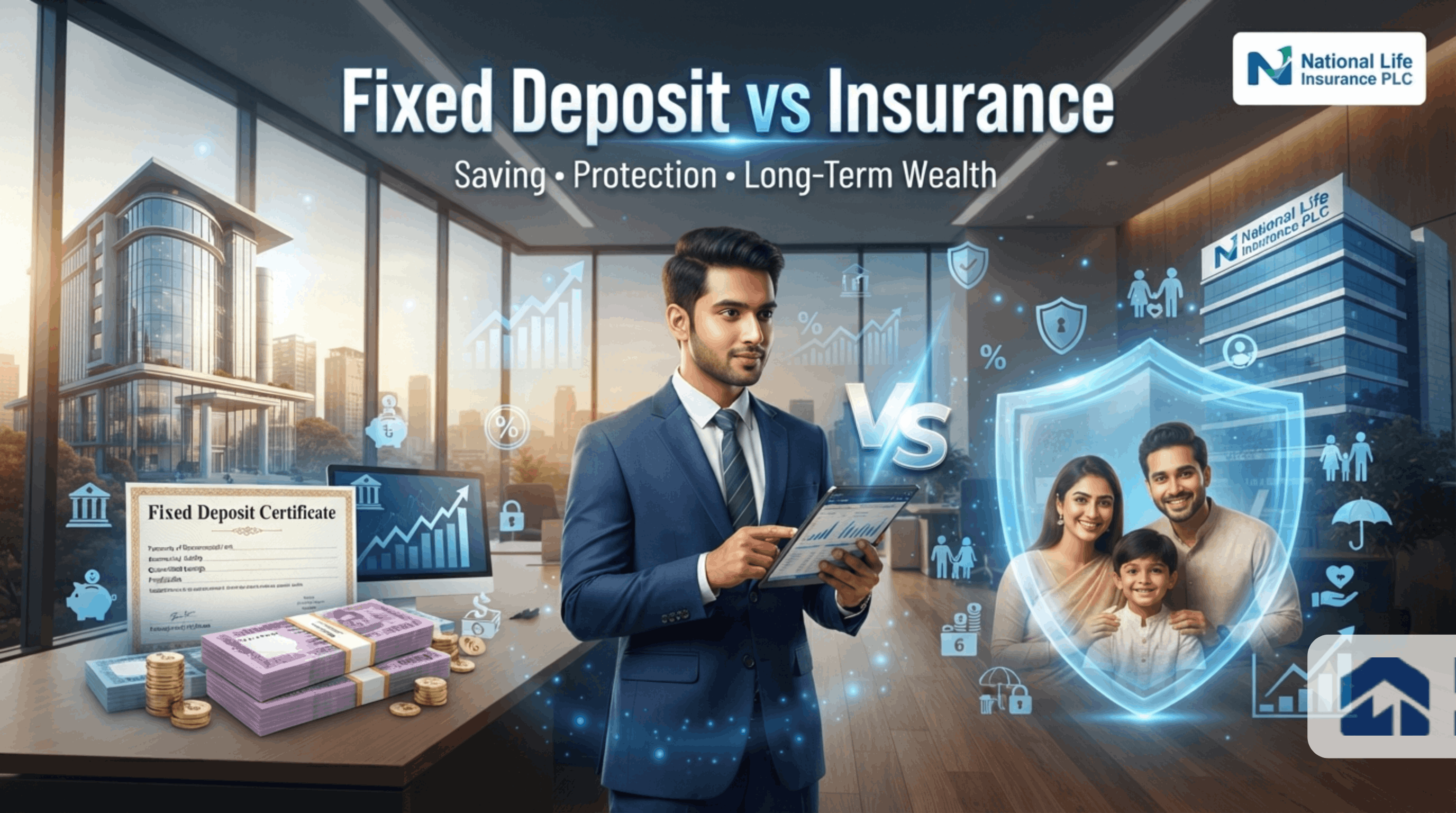 Fixed Deposit vs Insurance: Which Is Better for Saving, Financial Security, and Long-Term Wealth?